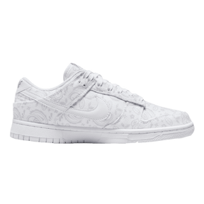 Tênis Dunk Low "White Paisley" Feminino Branco
