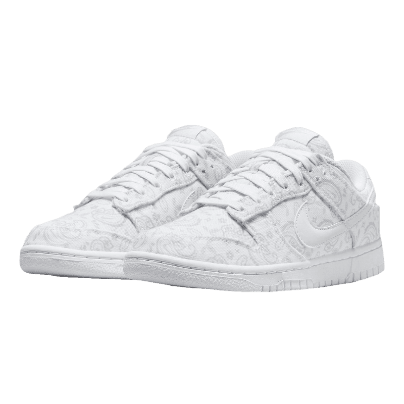 Tênis Dunk Low "White Paisley" Feminino Branco