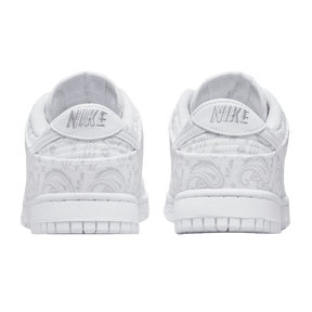 Tênis Dunk Low "White Paisley" Feminino Branco