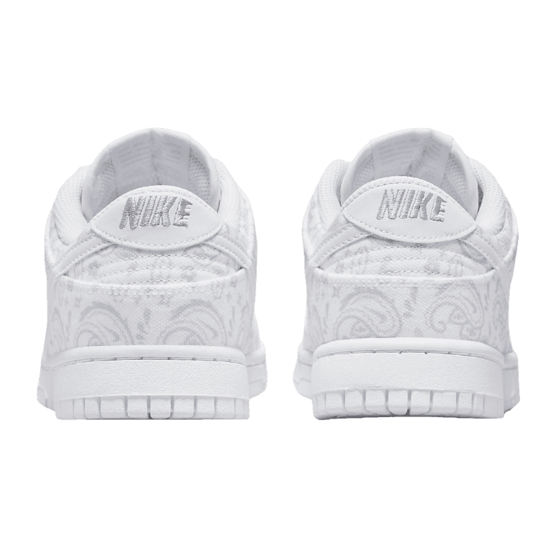 Tênis Dunk Low "White Paisley" Feminino Branco