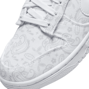 Tênis Dunk Low "White Paisley" Feminino Branco