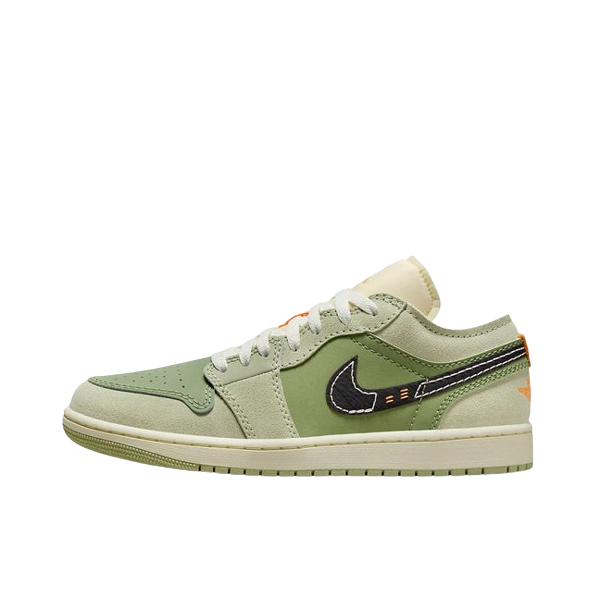 Tênis Air Jordan 1 Low SE "Craft Light Olive" Verde