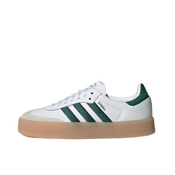 Tênis Adidas Sambae "Cloud White Collegiate Green" Feminino Verde