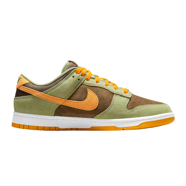 Tênis Dunk Low "Dusty Olive" Masculino Verde / Amarelo