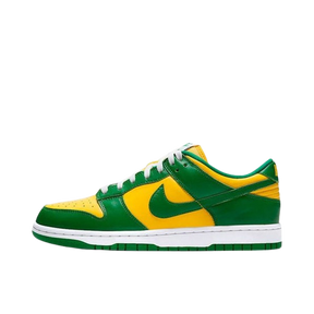 Tênis Dunk Low "Brasil" Verde / Amarelo