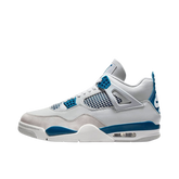 Tênis Air Jordan 4 "Military Blue" Branco / Azul