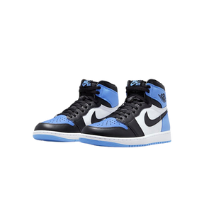 Tênis Air Jordan 1 Retro High OG "UNC Toe" Azul / Preto