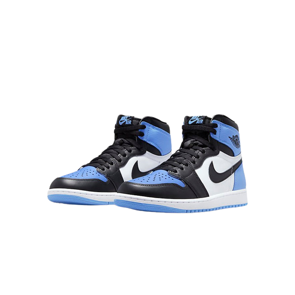 Tênis Air Jordan 1 Retro High OG "UNC Toe" Azul / Preto
