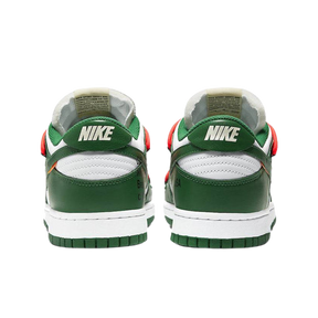 Tênis Dunk Low x Off-White "Pine Green"