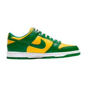 Tênis Dunk Low "Brasil" Verde / Amarelo
