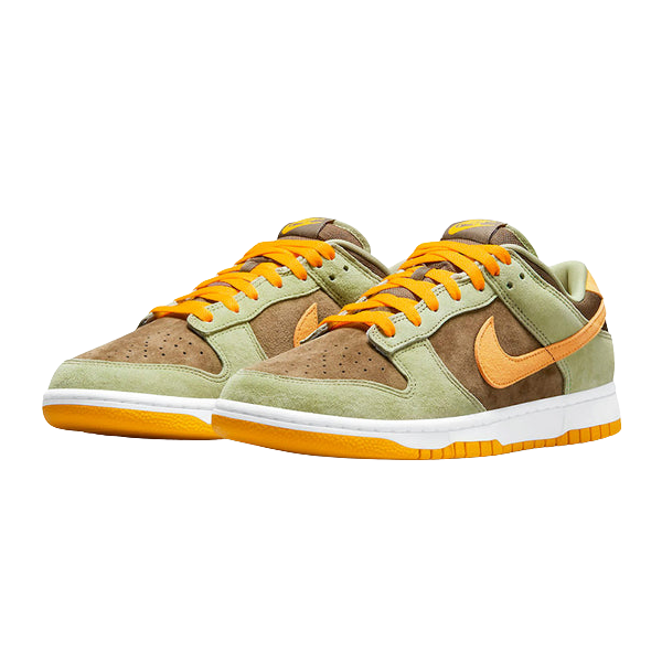 Tênis Dunk Low "Dusty Olive" Masculino Verde / Amarelo