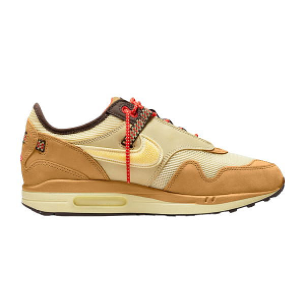 Tênis Air Max 1 x Travis Scott "Wheat" Masculino Marrom