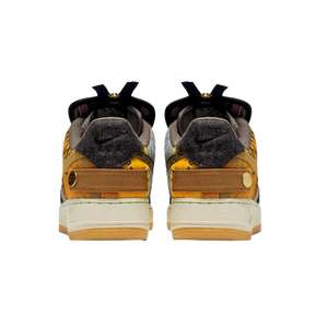 Tênis Air Force 1 x "Travis Scott Cactus Jack" Preto / Amarelo