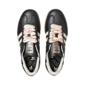 Tênis Adidas Samba OG "Black Pink Ribbon Laces" Feminino Preto