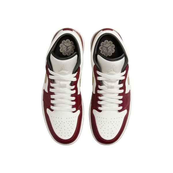 Tênis Air Jordan 1 Low "Year of the Dragon" Masculino Bordô