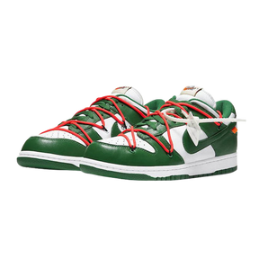 Tênis Dunk Low x Off-White "Pine Green"