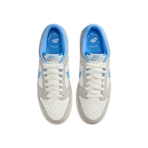 Tênis Dunk Low "Athletic Department University Blue" Masculino Cinza / Azul