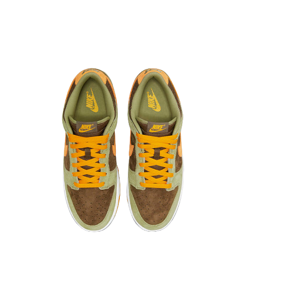 Tênis Dunk Low "Dusty Olive" Masculino Verde / Amarelo