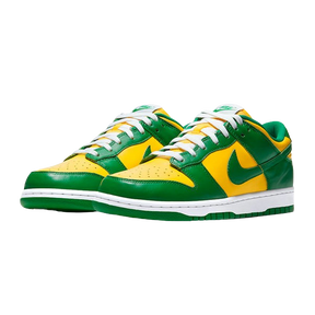 Tênis Dunk Low "Brasil" Verde / Amarelo
