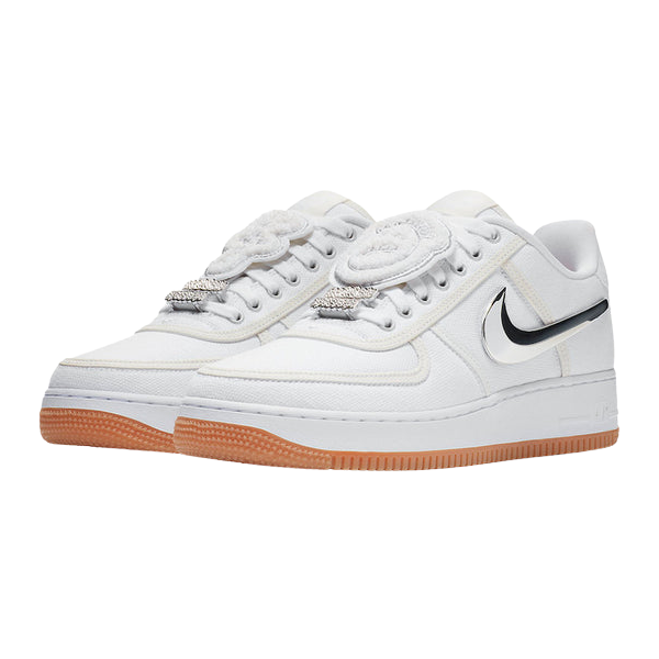 Tênis Air Force 1 x "Travis Scott White" Branco