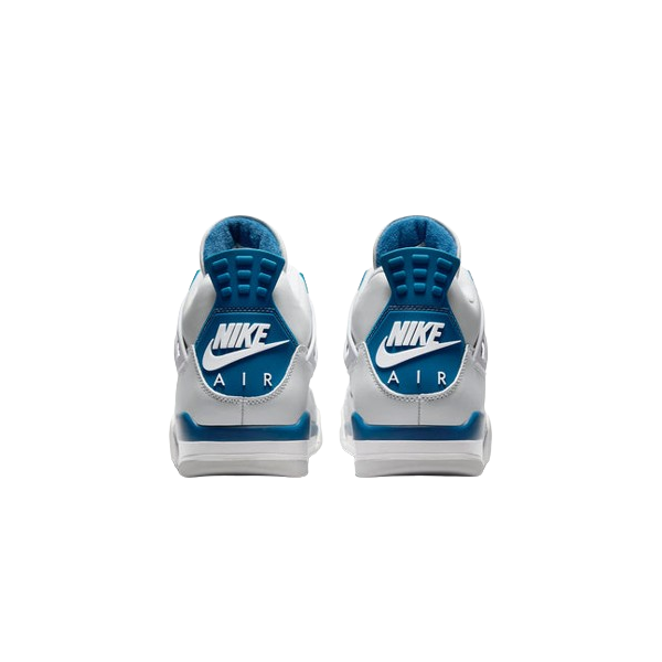 Tênis Air Jordan 4 "Military Blue" Branco / Azul