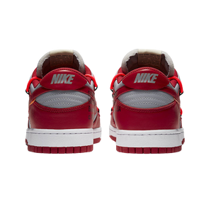 Tênis Dunk Low x Off-White "University Red"