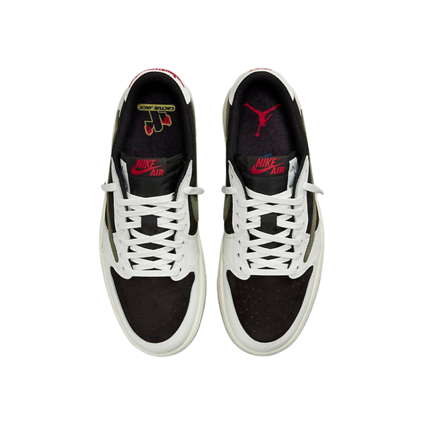 Tênis Air Jordan 1 Low OG x "Travis Scott Olive"