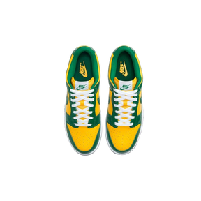 Tênis Dunk Low "Brasil" Verde / Amarelo