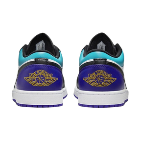 Tênis Air Jordan 1 Low "Bright Concord Aquamarine" Preto / Azul