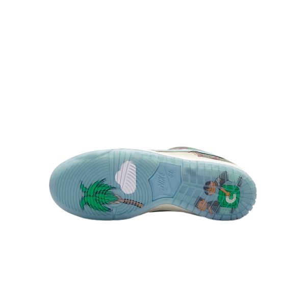 Tênis Dunk Low SB x Crenshaw "Skate Club" Bege