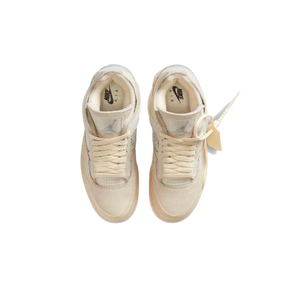 Tênis Air Jordan 4 x Off-White "Sail"