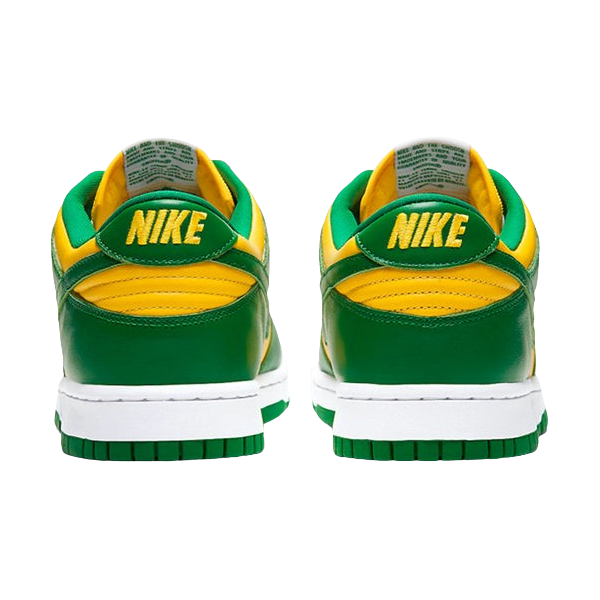 Tênis Dunk Low "Brasil" Verde / Amarelo