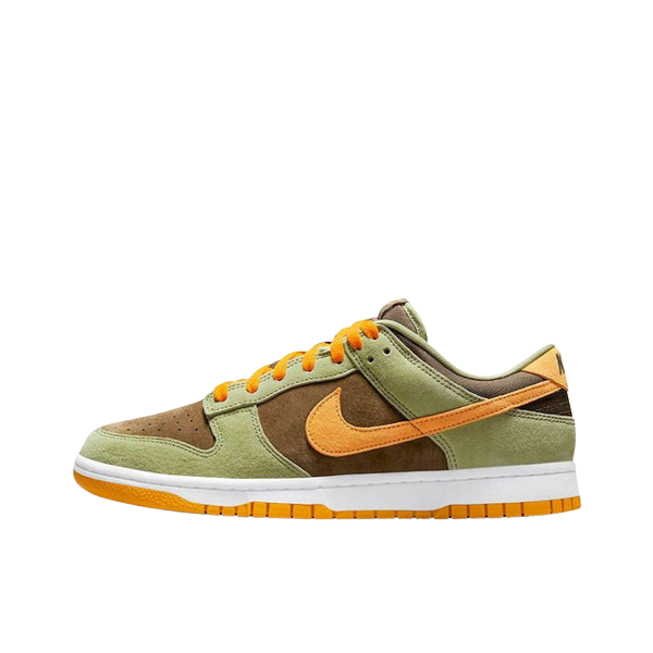 Tênis Dunk Low "Dusty Olive" Masculino Verde / Amarelo
