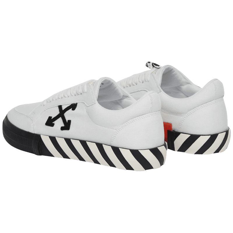 Off-White Vulcanized Low Canvas White Black