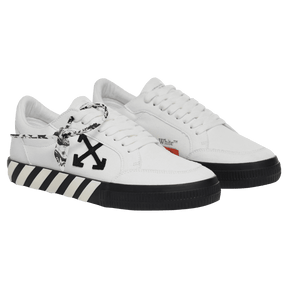 Off-White Vulcanized Low Canvas White Black