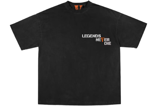 Camiseta Vlone x Juice WRLD Legends Never Die Preta