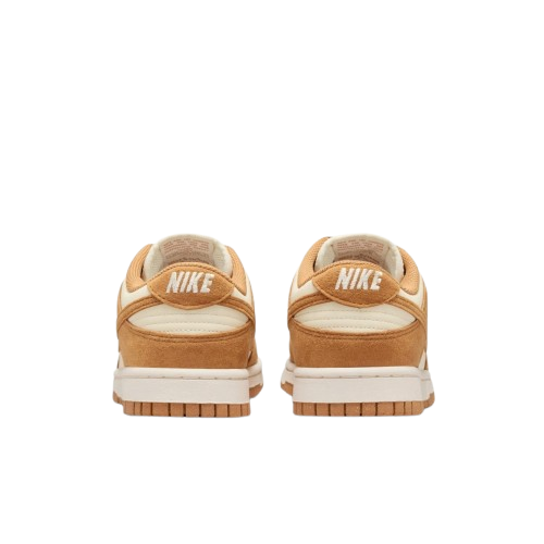 Tênis Dunk Low "Flax Suede" Marrom