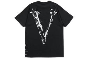 Camiseta Vlone x Pop Smoke Faith Preta