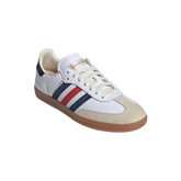 Tênis Adidas Samba x Sporty & Rich Cloud "White Night Indigo Collegiate Red" Feminino Branco