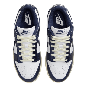 Tênis Dunk Low "Midnight Navy and White" Feminino Azul