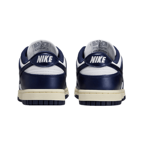 Tênis Dunk Low "Midnight Navy and White" Feminino Azul
