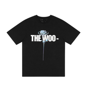 Camiseta Vlone X Pop Smoke The Woo Preta
