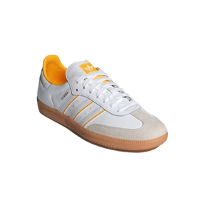 Tênis adidas Samba OG "Crystal White Crew Yellow" Feminino Branco