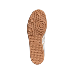 Tênis adidas Samba OG "Crystal White Crew Yellow" Feminino Branco