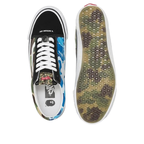 Tênis BAPE x Vans Old Skool LX Abc "Camo Pink Blue Green"