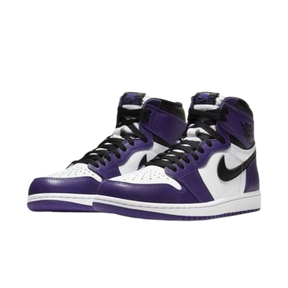 Tênis Air Jordan 1  High "Court Purple 2.0" Masculino Roxo/Branco