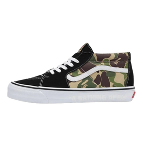 Tênis BAPE x Vans SK8 Mid LX "Abc Camo Green"