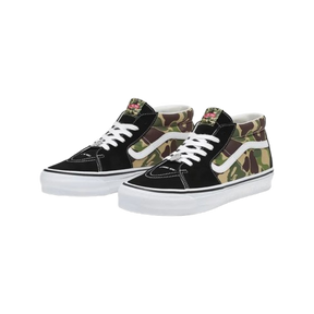 Tênis BAPE x Vans SK8 Mid LX "Abc Camo Green"