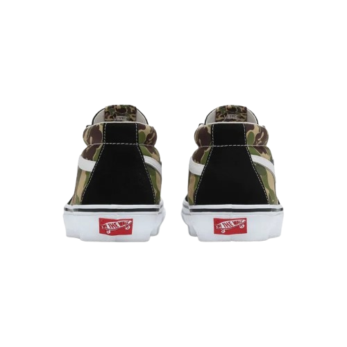 Tênis BAPE x Vans SK8 Mid LX "Abc Camo Green"
