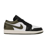 Tênis Air Jordan 1 Low "Olive Green" Verde / Preto